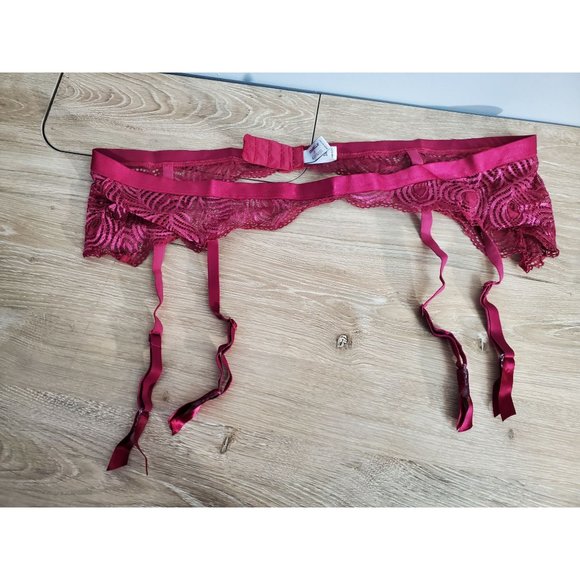 Cosabella Eloquii Sugar Bralette Hotpant & Garter Wine Womens Plus Size 3X NWOT - Picture 5 of 16